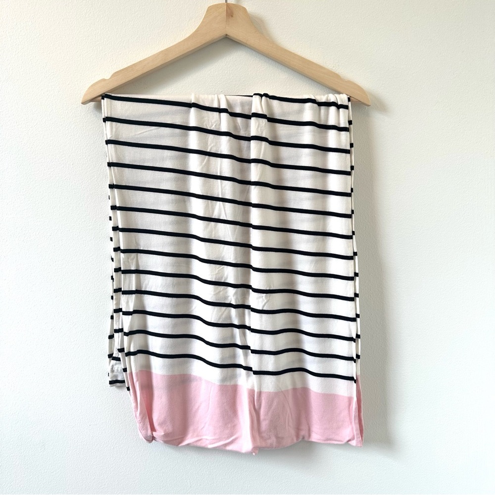 Soma infinity scarf pink black and white super soft